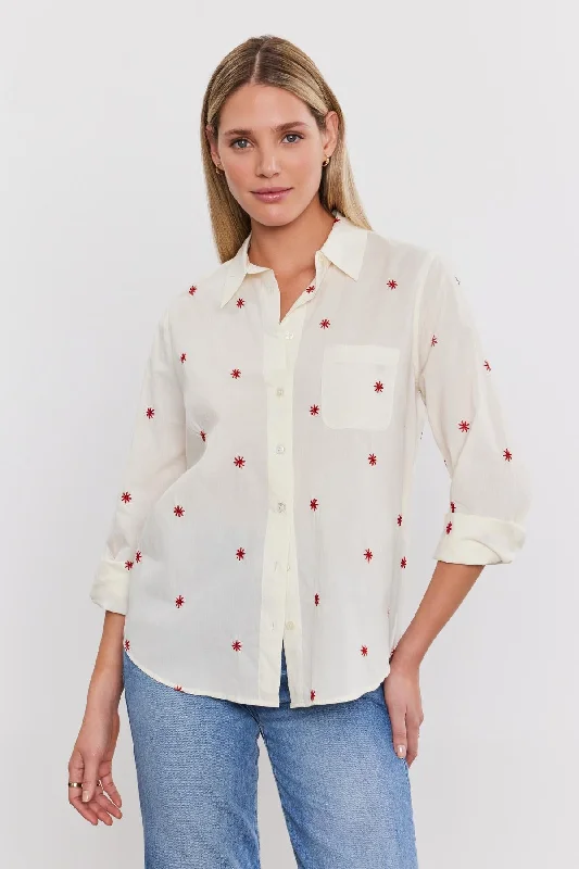 EMBERLY SHIRT Casual Loose Short Sleeve