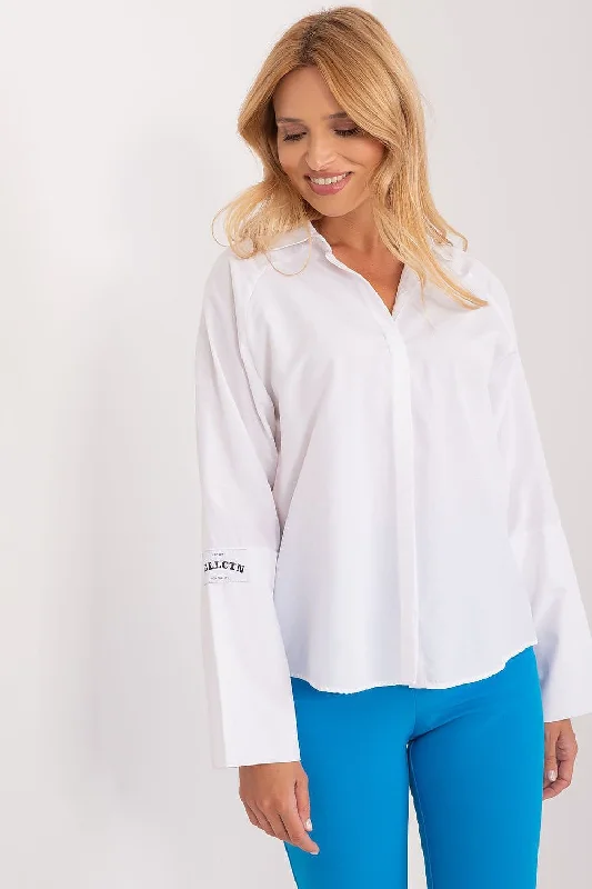 Long sleeve shirt Factory Price Elegant Draped Short Shirt