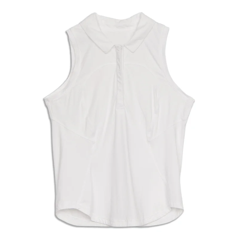 Quick Dry Sleeveless Polo Shirt - Resale Classic Solid Short Shirt