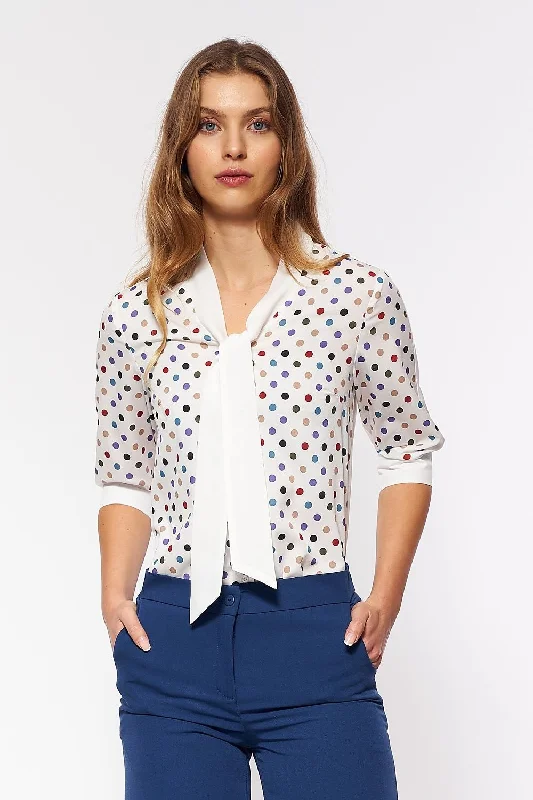 Short sleeve shirt Nife Relaxed Fit Short Blouse