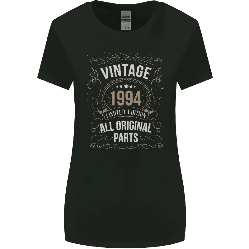 29th Birthday Limited Edition 1994 Womens Wider Cut T-Shirt Solid Print Embellished