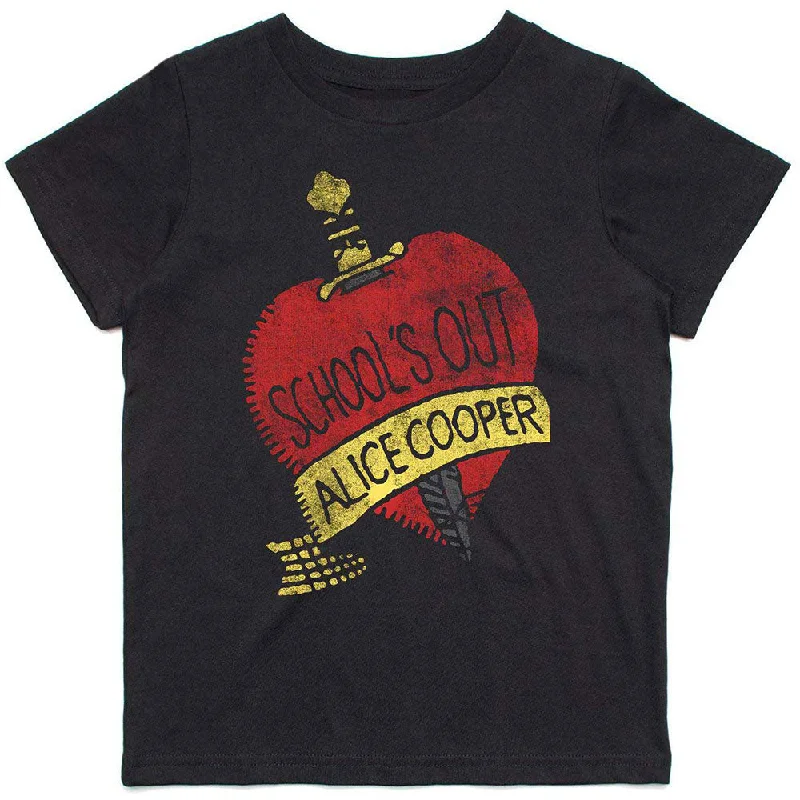 Alice Cooper Kids T-Shirt: Schools Out Hooded Caped Shawl Collar