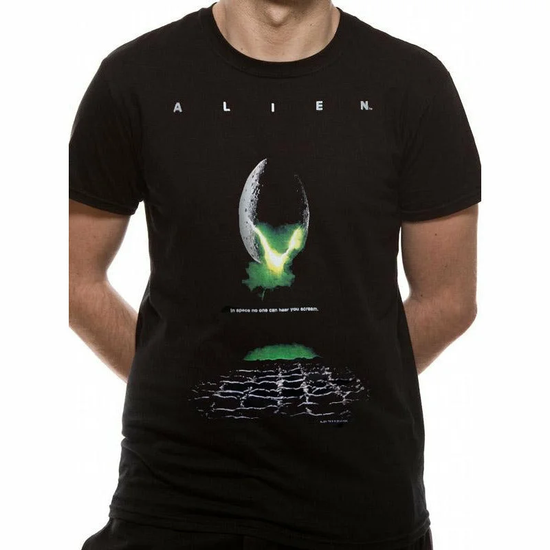 Alien Poster Unisex T-Shirt Adult Real Fur Shearling Chenille