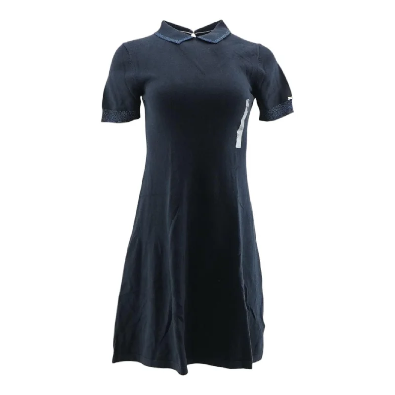 Black Solid Midi Dress Cozy Spaghetti Strap Midi Dress