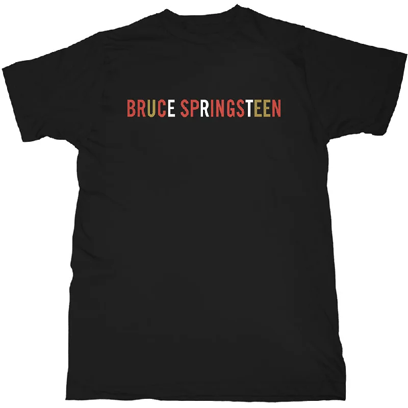 Bruce Springsteen | Official Band T-Shirt | Logo Hooded Caped Shawl Collar