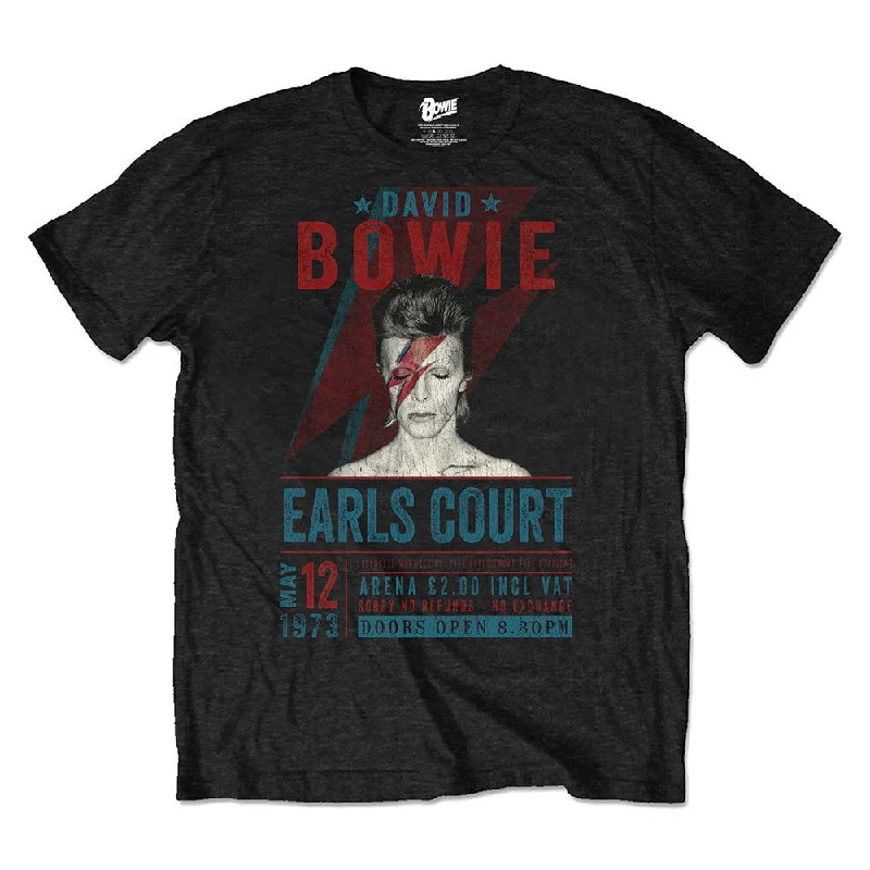 David Bowie Unisex Eco-T-Shirt: Earls Court '73 Layered Multi-layer Single Layer