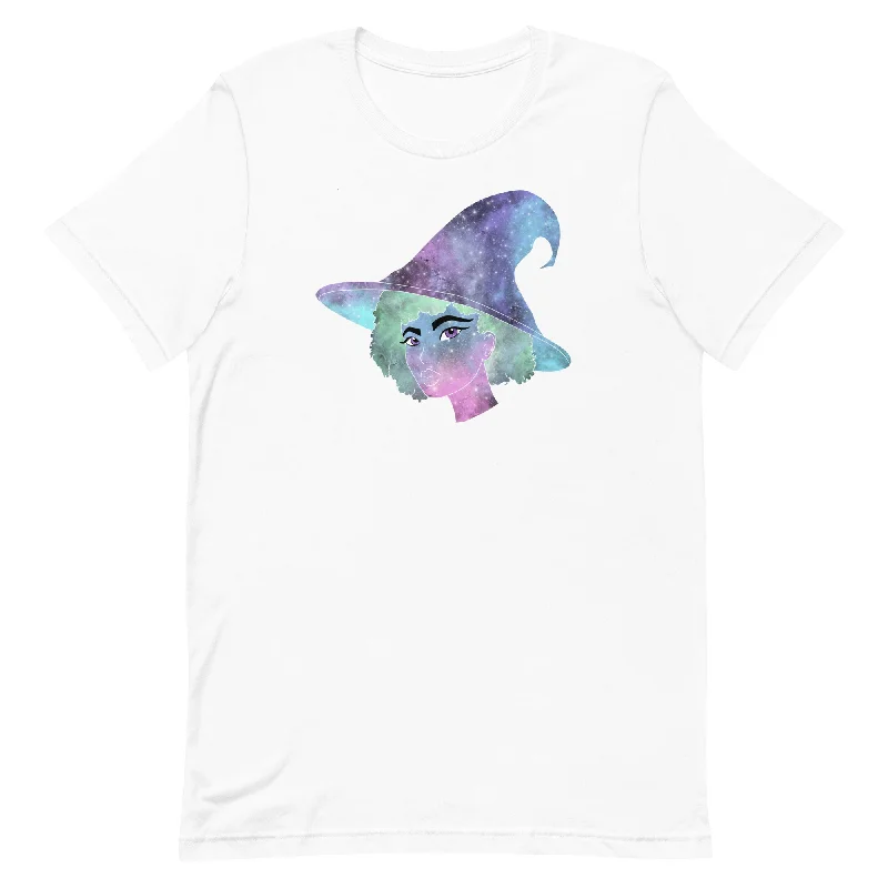 Cosmic Pastel Witch Unisex t-shirt Ribbed Striped Patterned