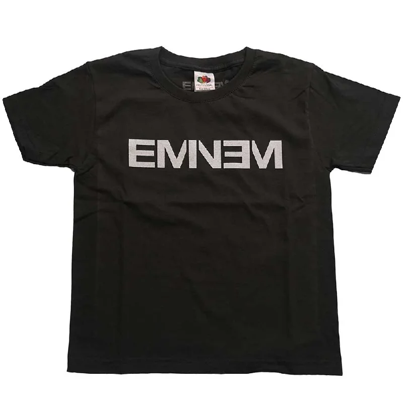 Eminem Kids T-Shirt: Logo Nylon Fabric Polyester Fabric Spandex Fabric