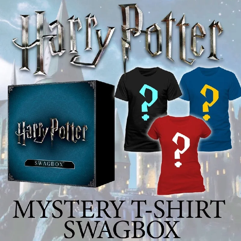 Harry Potter 3 T-Shirts Mystery Box Adult Striped Floral Plaid