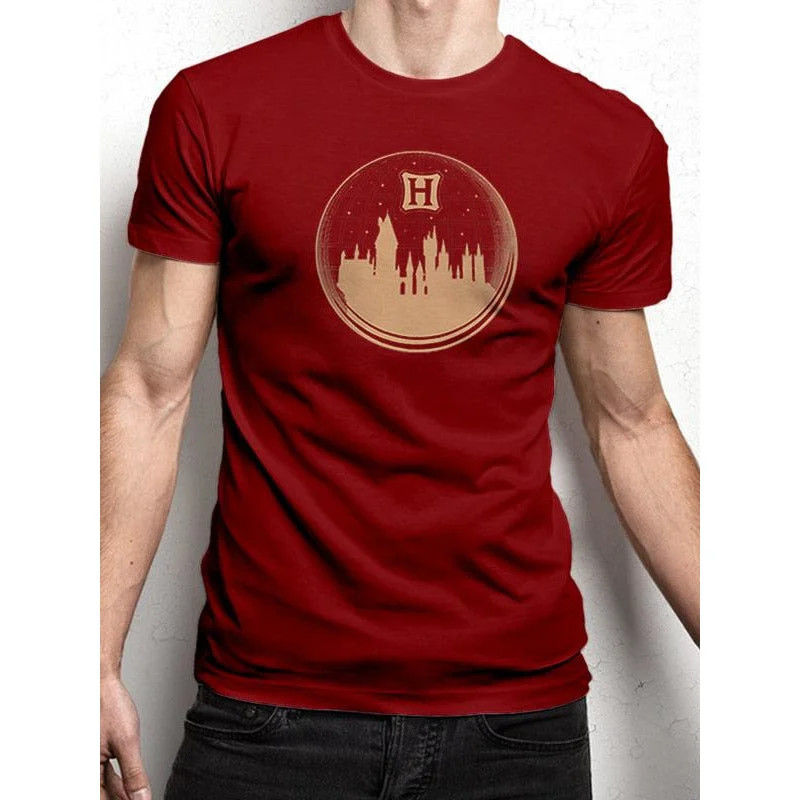 Harry Potter Snowglobe Unisex T-Shirt Adult Striped Floral Plaid