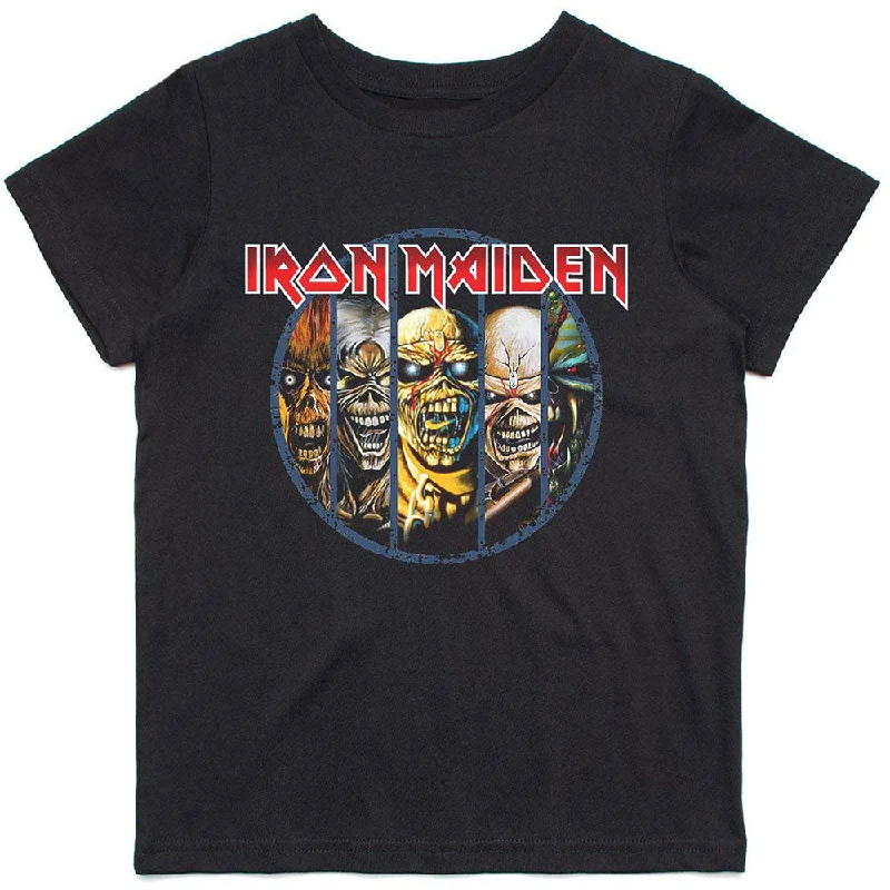 Iron Maiden Kids T-Shirt: Evolution Collared T-Shirt Boat Neck A-Line