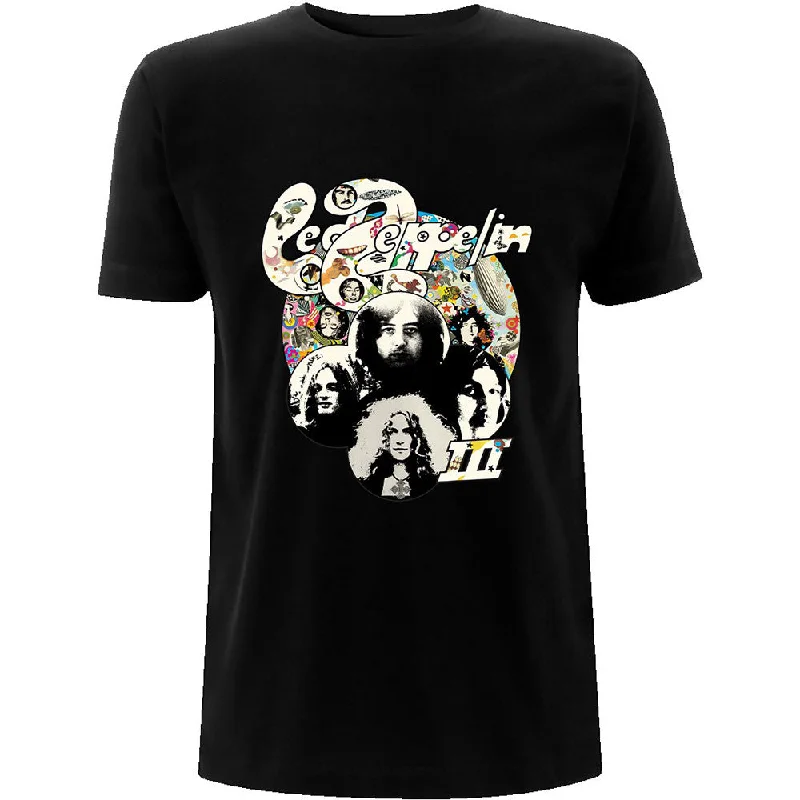 Led Zeppelin | Official Band T-Shirt | Photo III Mesh Blend Leather Blend Suede Blend