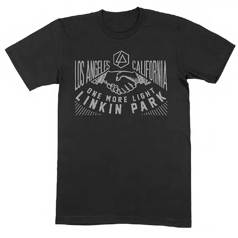 Linkin Park | Official Band T-Shirt | Light In Your Hands Ribbed Striped Patterned