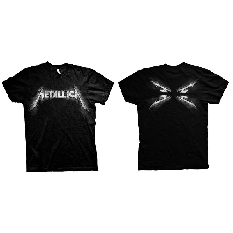 Metallica | Official Band T-Shirt | Spiked (Back Print) Casual Formal Business