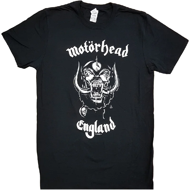 Motorhead | Official Band T-Shirt | England Print Jacquard Patchwork