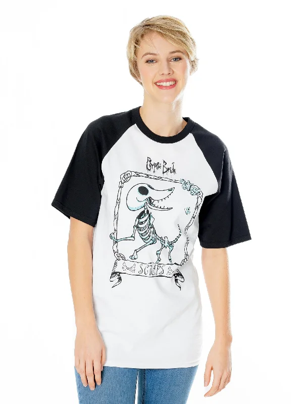 Corpse Bride Scraps T-Shirt Solid Print Embellished