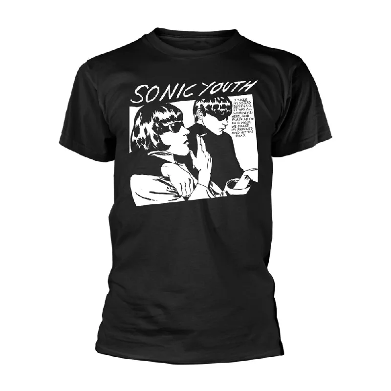 Sonic Youth | Official Band T-shirt | Goo Album Cover Wool Fabric Cashmere Fabric Tweed Fabric