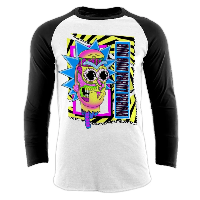 Rick And Morty Pop Culture Unisex Long Sleeve T-Shirt Adult Thin T-Shirt Open Front Quick Dry