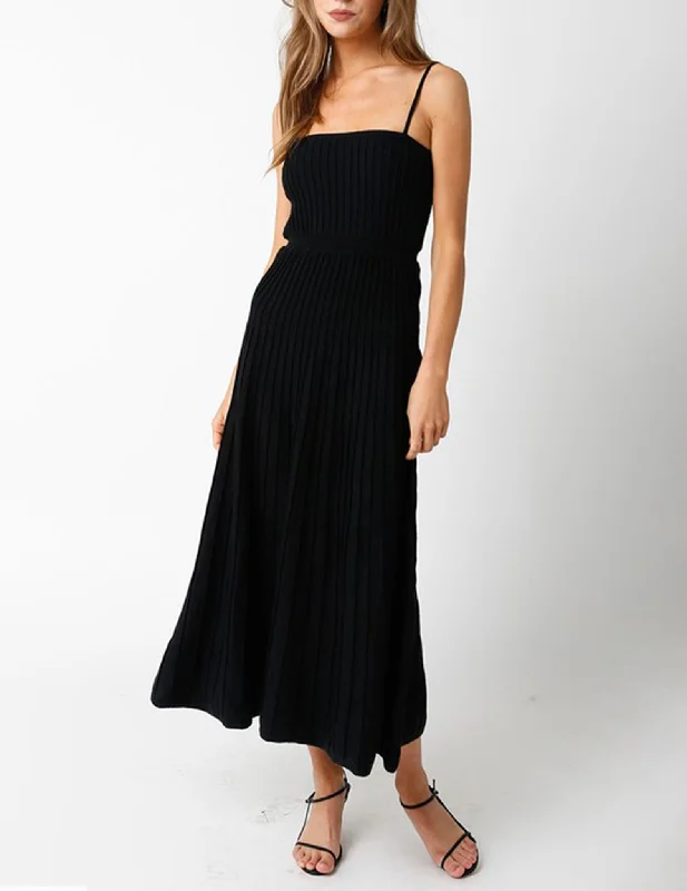 Robbie Knit Tiered Midi Dress Chic Bohemian Midi Dress