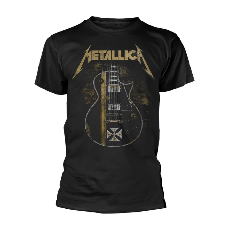 Metallica Unisex T-shirt: Hetfield Iron Cross Casual Formal Business