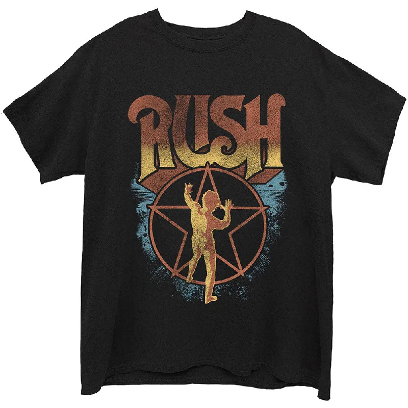 Rush | Official Band T-Shirt | Starman Embroidered Appliqued Beaded