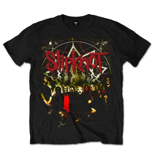 Slipknot | Official Band T-Shirt | Waves Satin Fabric Silk Fabric Chiffon Fabric