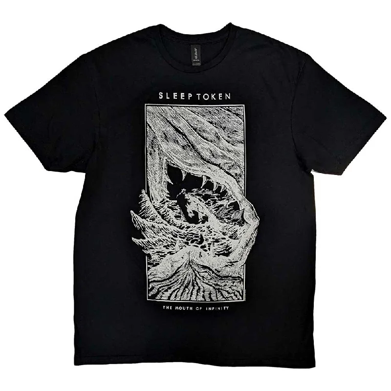 Sleep Token | Official Band T-shirt | The Mouth Of Infinity Houndstooth Herringbone Solid