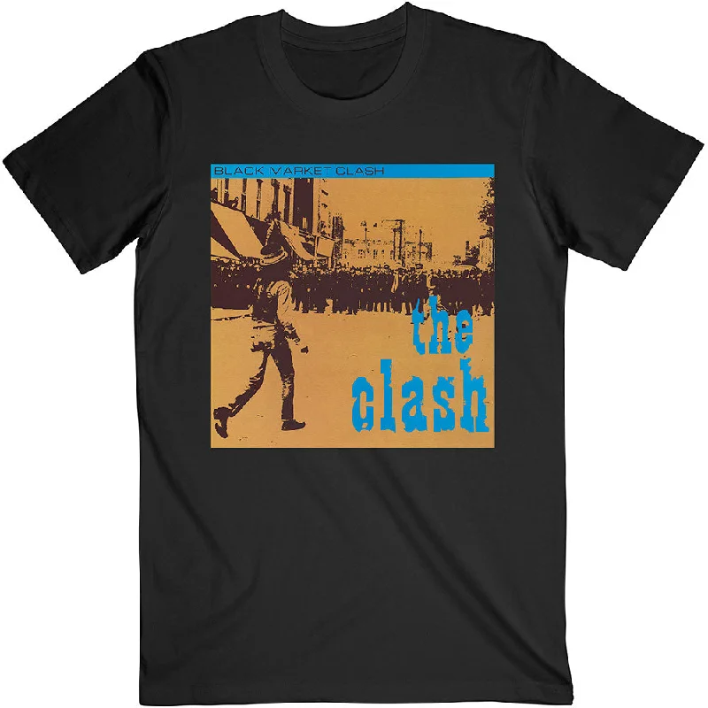 The Clash | Official Band T-Shirt | Market Spandex Blend Rayon Blend Denim Blend