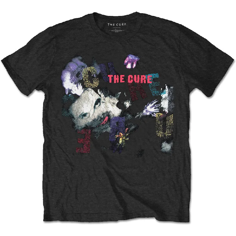 The Cure | Official Band T-Shirt | The Prayer Tour 1989 (Back Print) Mesh Blend Leather Blend Suede Blend