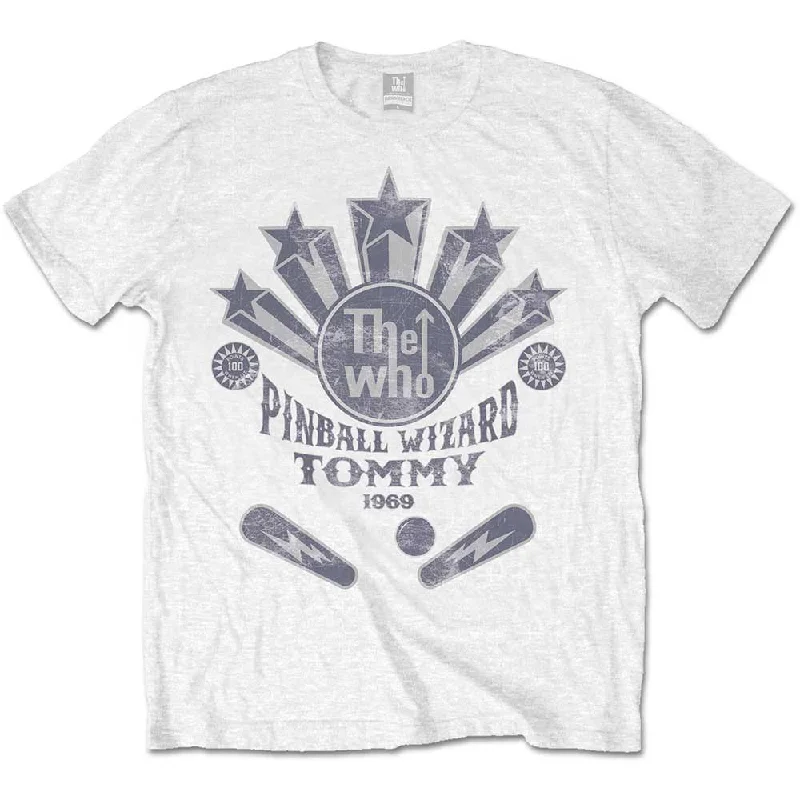 The Who | Official Band T-Shirt | Pinball Wizard Flippers Zippered Front Buttoned Front Snap Front