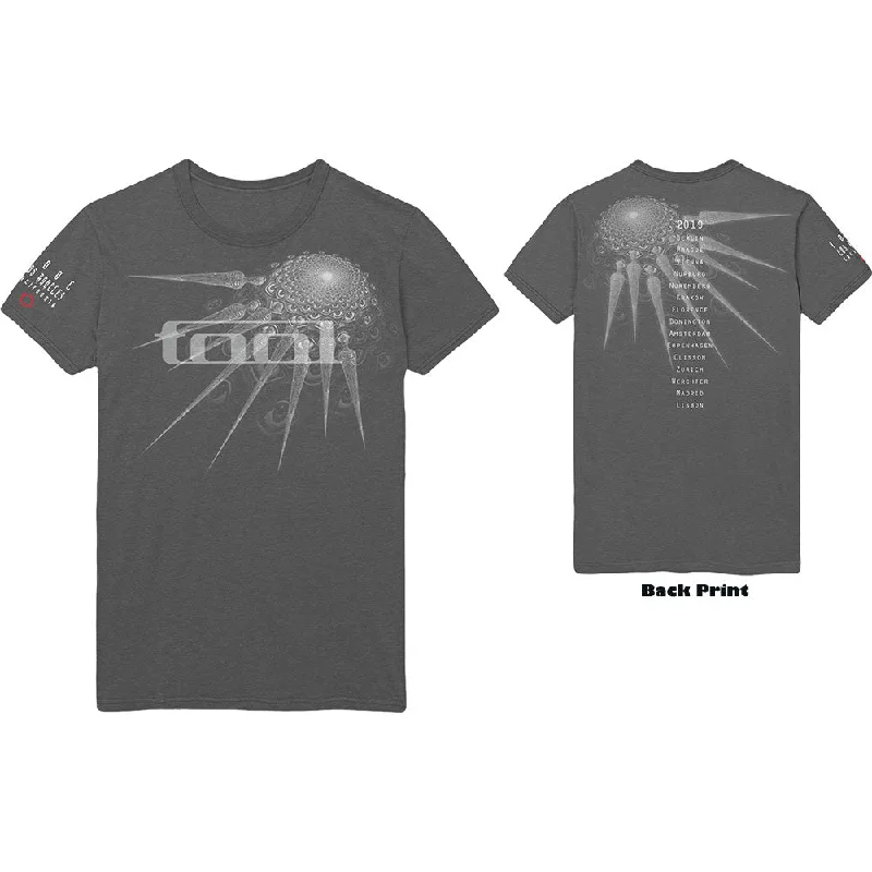 Tool | Official Band T-Shirt | Spectre Spike (Back Print) Graphic T-Shirt Round Neck Polyester