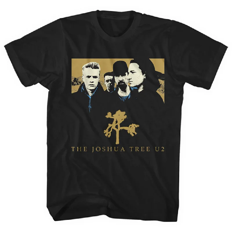 U2 | Official Band T-Shirt | Joshua Tree Ribbed T-Shirt High Neck Heavyweight