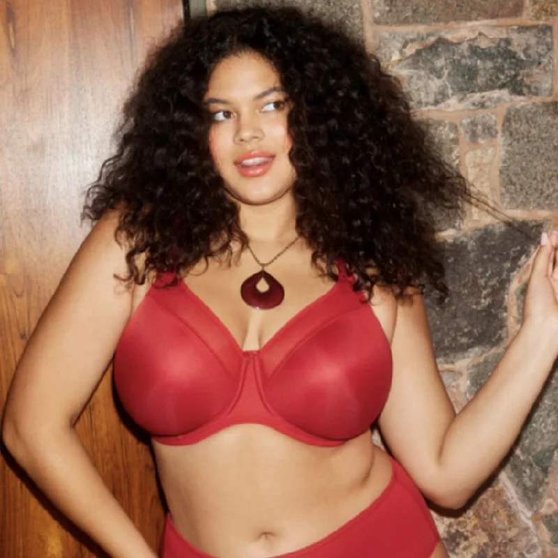 Elomi Smooth Moulded Bra in Haute Red EL4301 Smooth Fit Bra