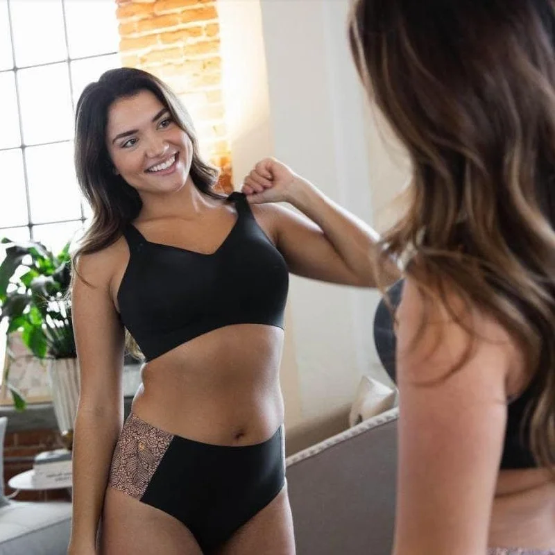 Evelyn & Bobbie Beyond Bra in Black Oynx Soft Padded Bralette