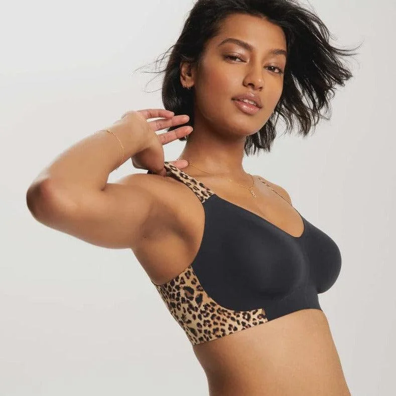 Evelyn & Bobbie Beyond Bra in Leopard Comfortable Fit Bralette