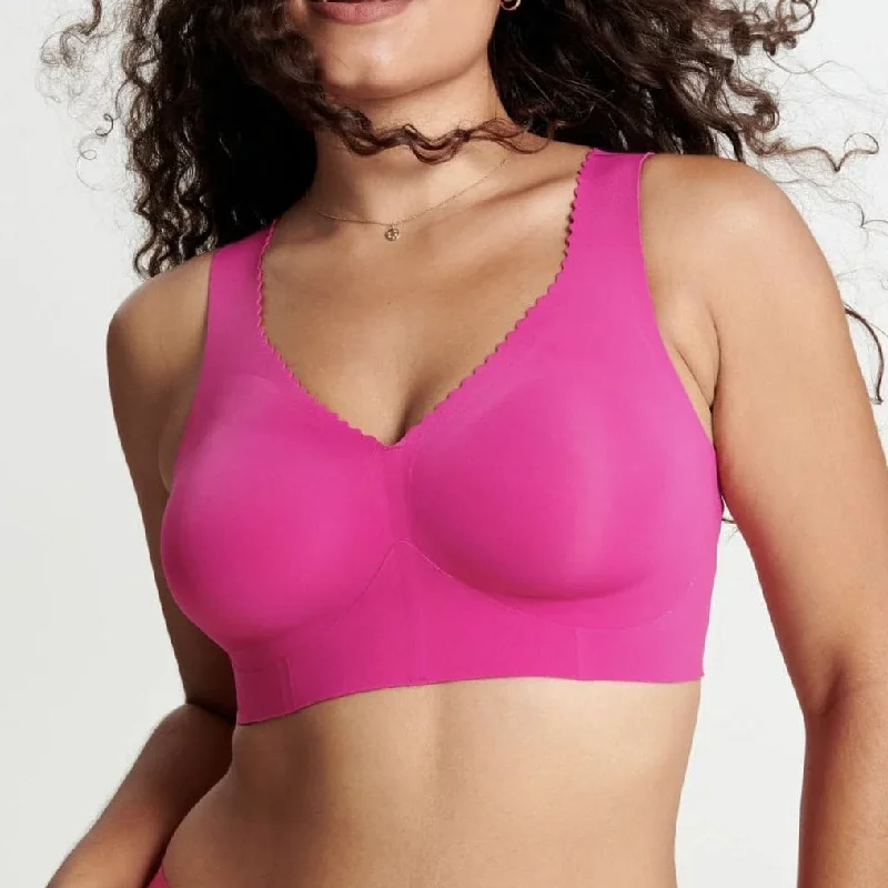 Evelyn & Bobbie Evelyn Bra in Wildflower Pink Active Wear Bra