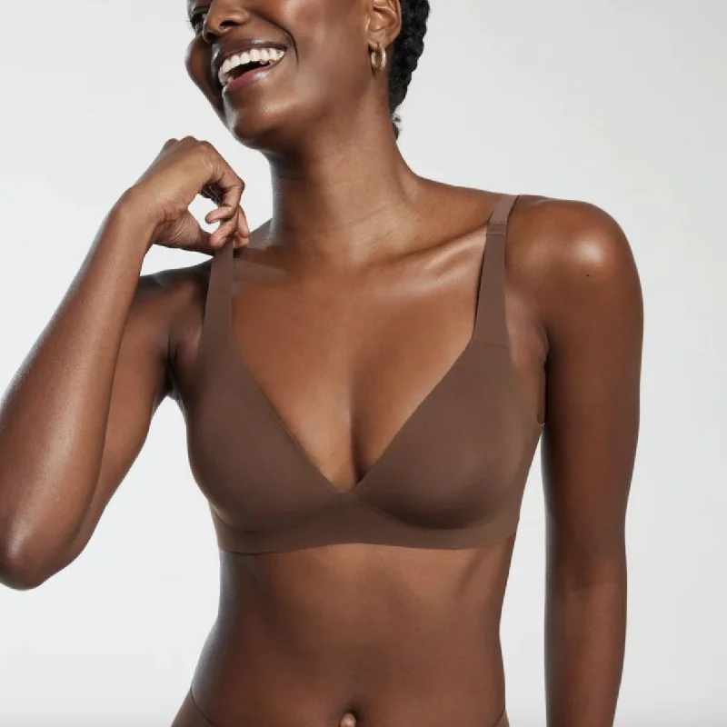 Evelyn & Bobbie Starlette Plunge Bra in Umber Supportive Wireless Bra