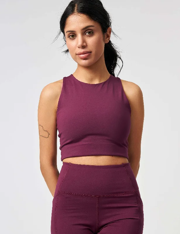 Dylan Bra - Plum Chic Satin Bra