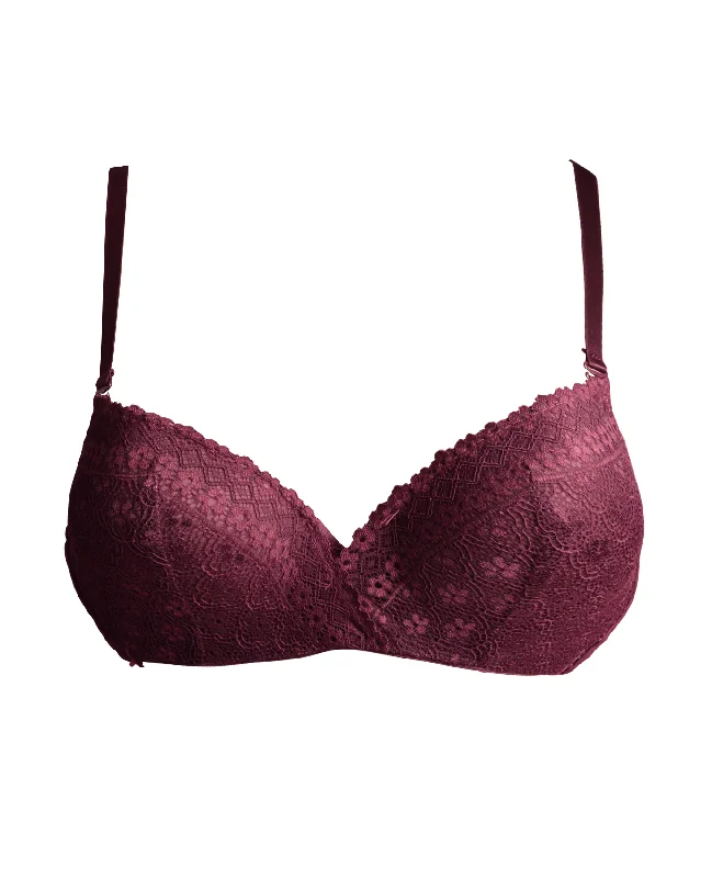 ILumie Crossed Lace Bra Active Support Bra