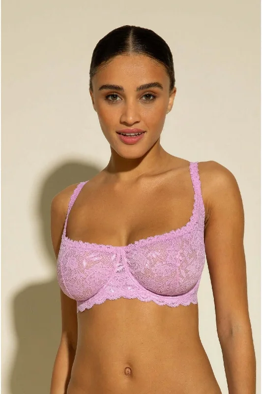 Never Say Never Balconette Bra in Neela Flower Elegant Cotton Bra