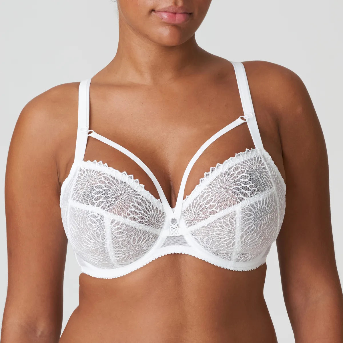 Sophora Full Cup Bra In White - Prima Donna Trendy Sports Bra