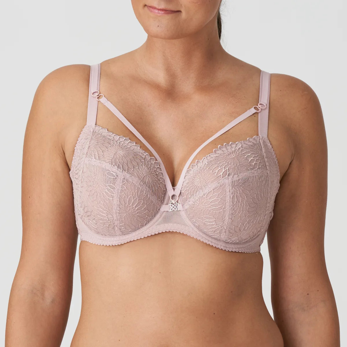 Sophora Full Cup Bra In Bois De Rose - Prima Donna Elegant Lace Lingerie