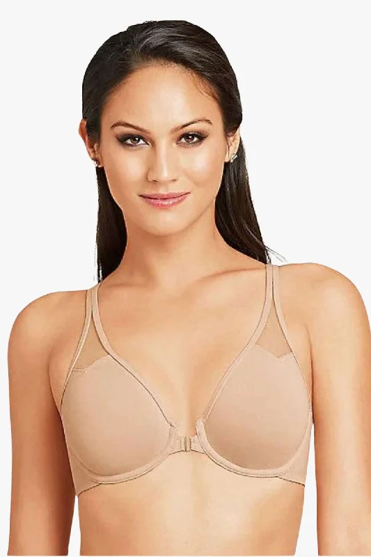 Racerback Front Closure Bra Padded Push-Up Bra