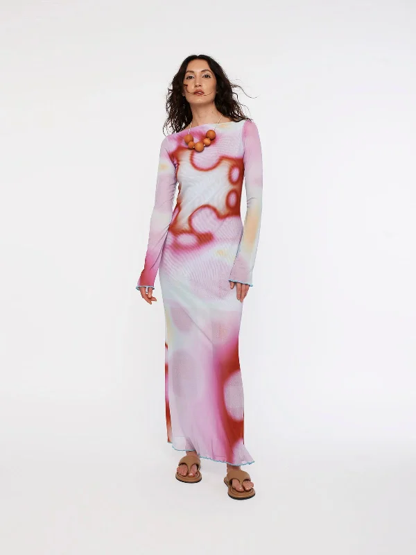 NAUTICA maxi dress Elegant Silk Maxi Dress