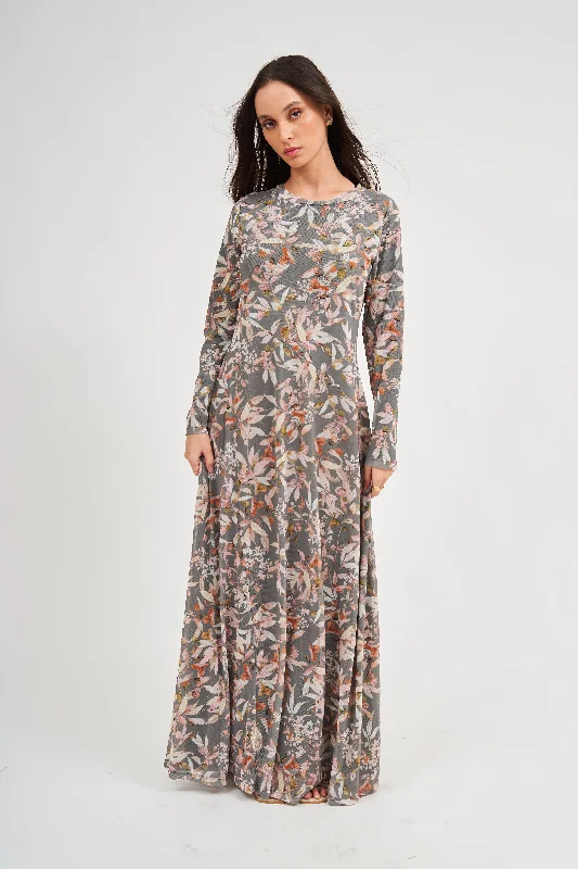 Slant Maxi Dress - Sage Trendy Maxi Dress with Straps