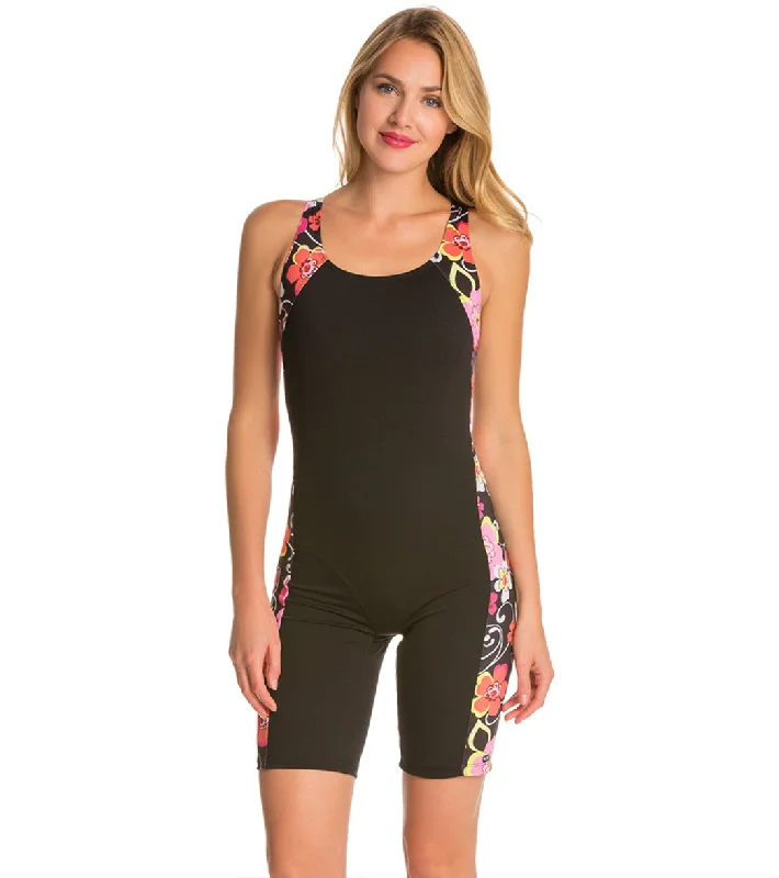 EQ Swimwear Seville Rose Glide Unitard Seville Rose Sexy Two-Piece Set