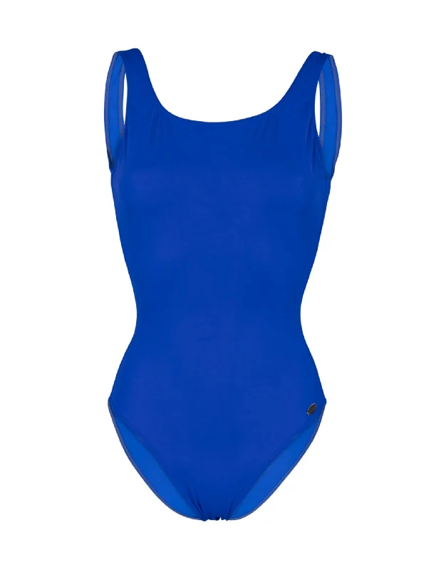 Regular U-Back Swimsuit - Royal Blue Luxury Swimsuit Style