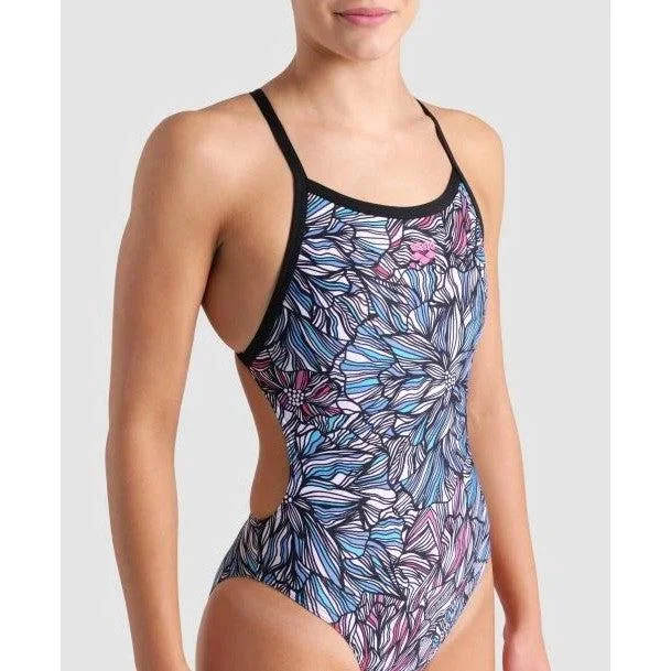 W Dahlia Swimsuit XCross Back Sleek Full Coverage