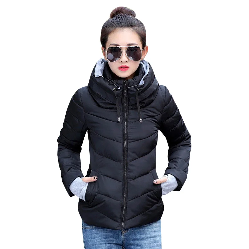 2019 Winter Jacket Women Plus Bomber Jacket Anorak Windbreaker