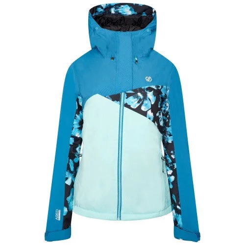 Dare 2B Womens/Ladies Determined Blossom Ski Jacket Belted Jacket Elasticated Jacket Padded Jacket